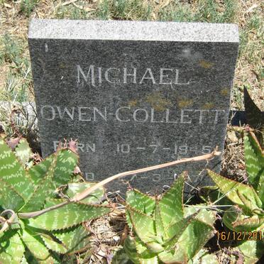 COLLETT Michael, OWEN 1945-1971