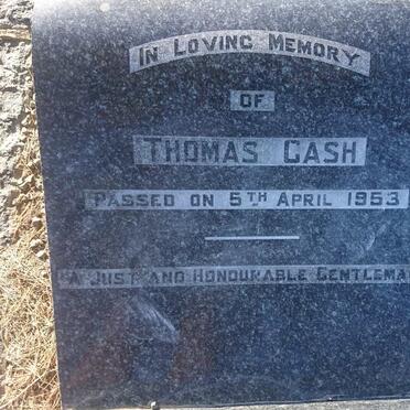 CASH Thomas -1953