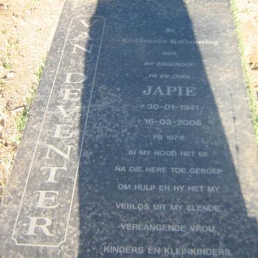 DEVENTER Japie, van 1941-2006