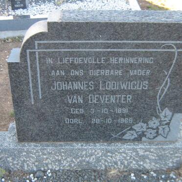 DEVENTER Johannes Lodiwicus, van 1891-1968