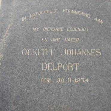 DELPORT Ockert Johannes -1974