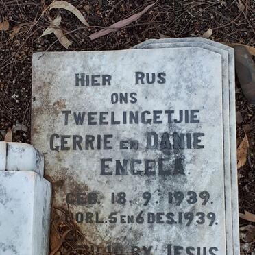 ENGELA Gerrie 1939-1939 :: ENGELA Danie 1939-1939
