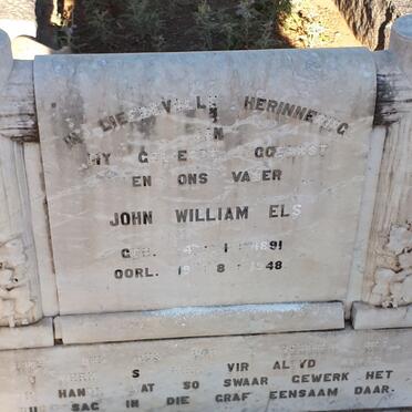 ELS John William 1891-1948