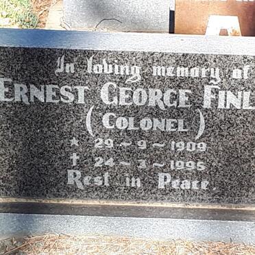 FINLAY Ernest George 1909-1995