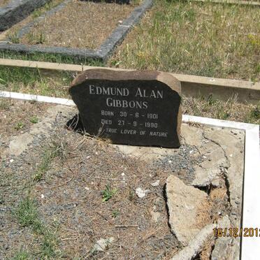 GIBBONS Edmund Alan 1901-1990