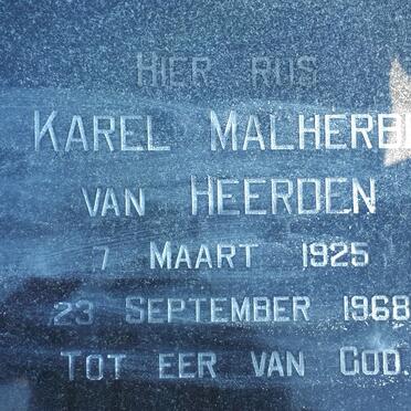 HEERDEN Karel Malherbe, van 1925-1968