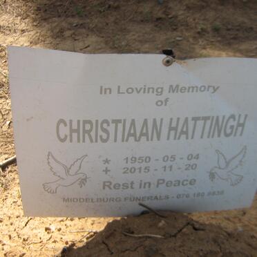 HATTINGH Christiaan 1950-2015