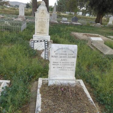 JONES Petrus Jacobus Johannes 1863-1930 