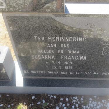 KLUYTS Johannes Jacobus 1913-1979 &amp; Susanna Francina 1909-1981