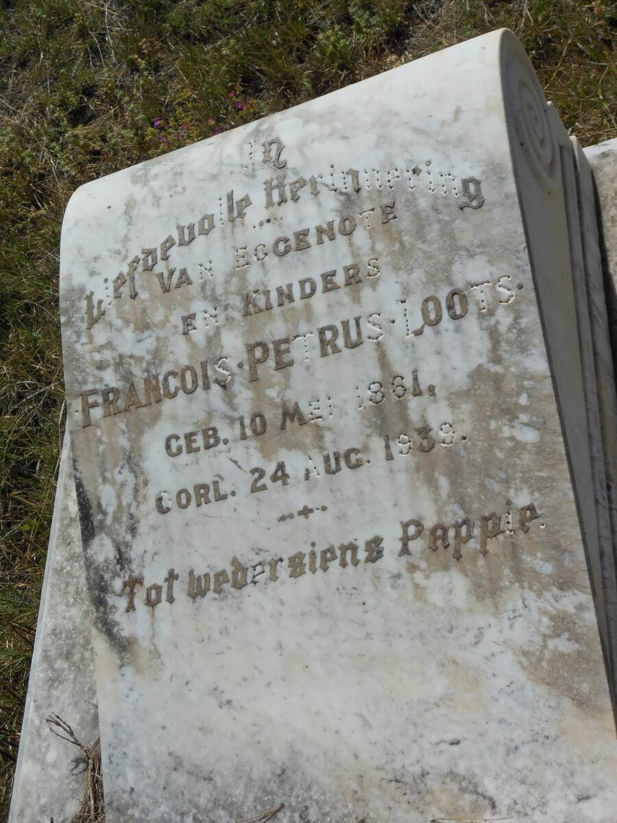 LOOTS Francois Petrus 1861-1939