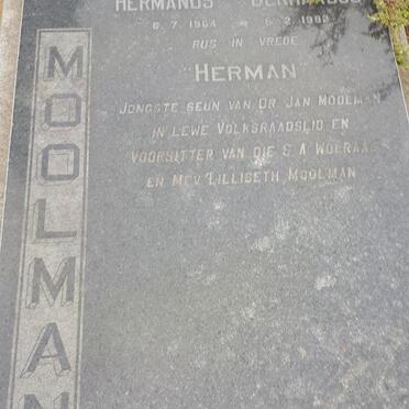 MOOLMAN Hermanus Gerhardus 1964-1982