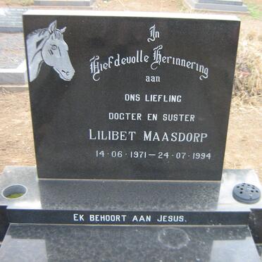 MAASDORP Lilibet 1971-1994