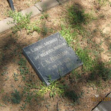 NINEHAM E.N. 1912-1991