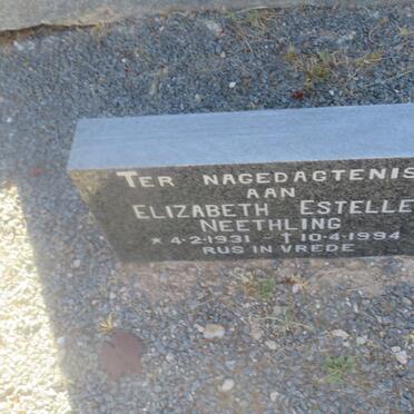 NEETHLING Elizabeth Estelle 1931-1994