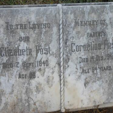 POST Cornelius -1945 &amp; Elizabeth -1940