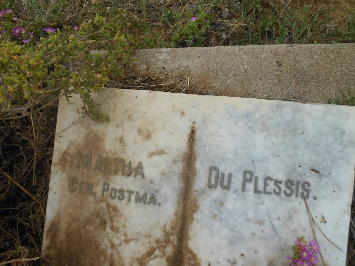 PLESSIS Martha, du nee POSTMA