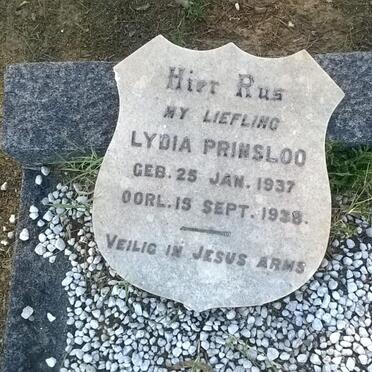 PRINSLOO Lydia 1937-1938