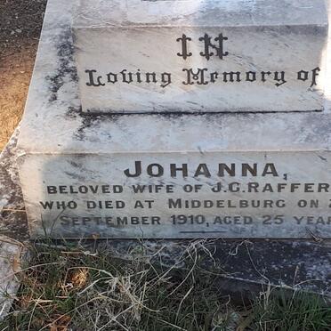 RAFFERTY Johanna -1910