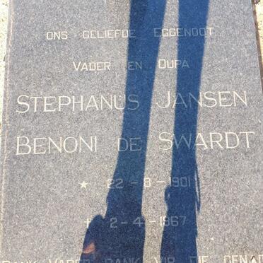 SWARDT Stephanus Jansen Benoni, de 1901-1967