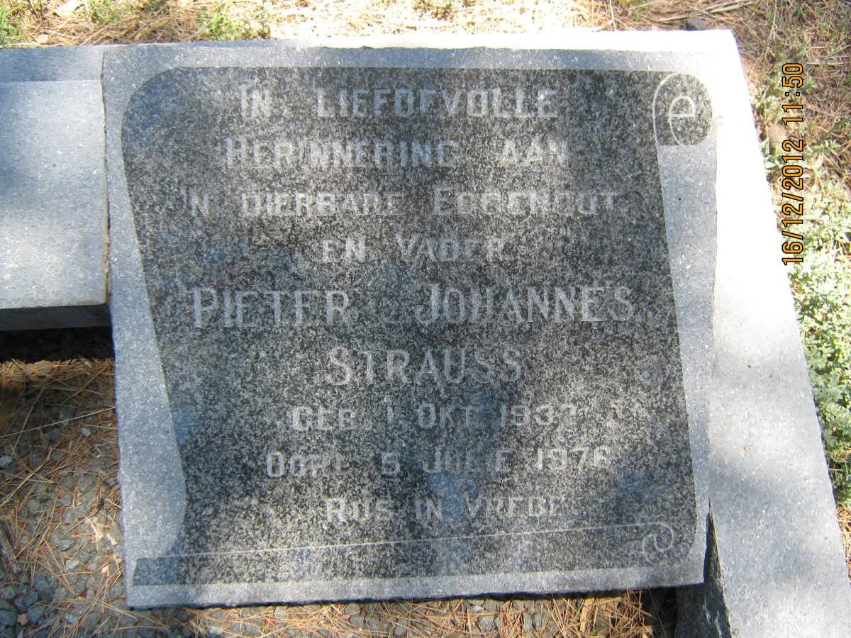 STRAUSS Pieter Johannes 1932-1976