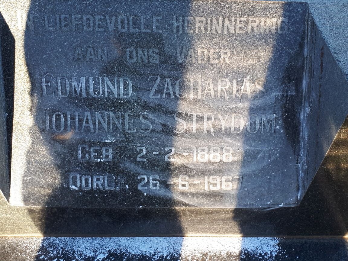 STRYDOM Edmund Zacharias Johannes 1888-1967