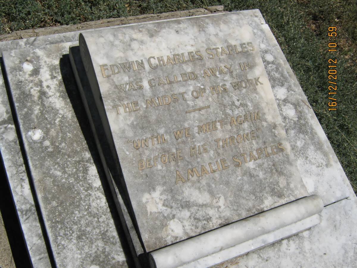 STAPLES Edwin Charles