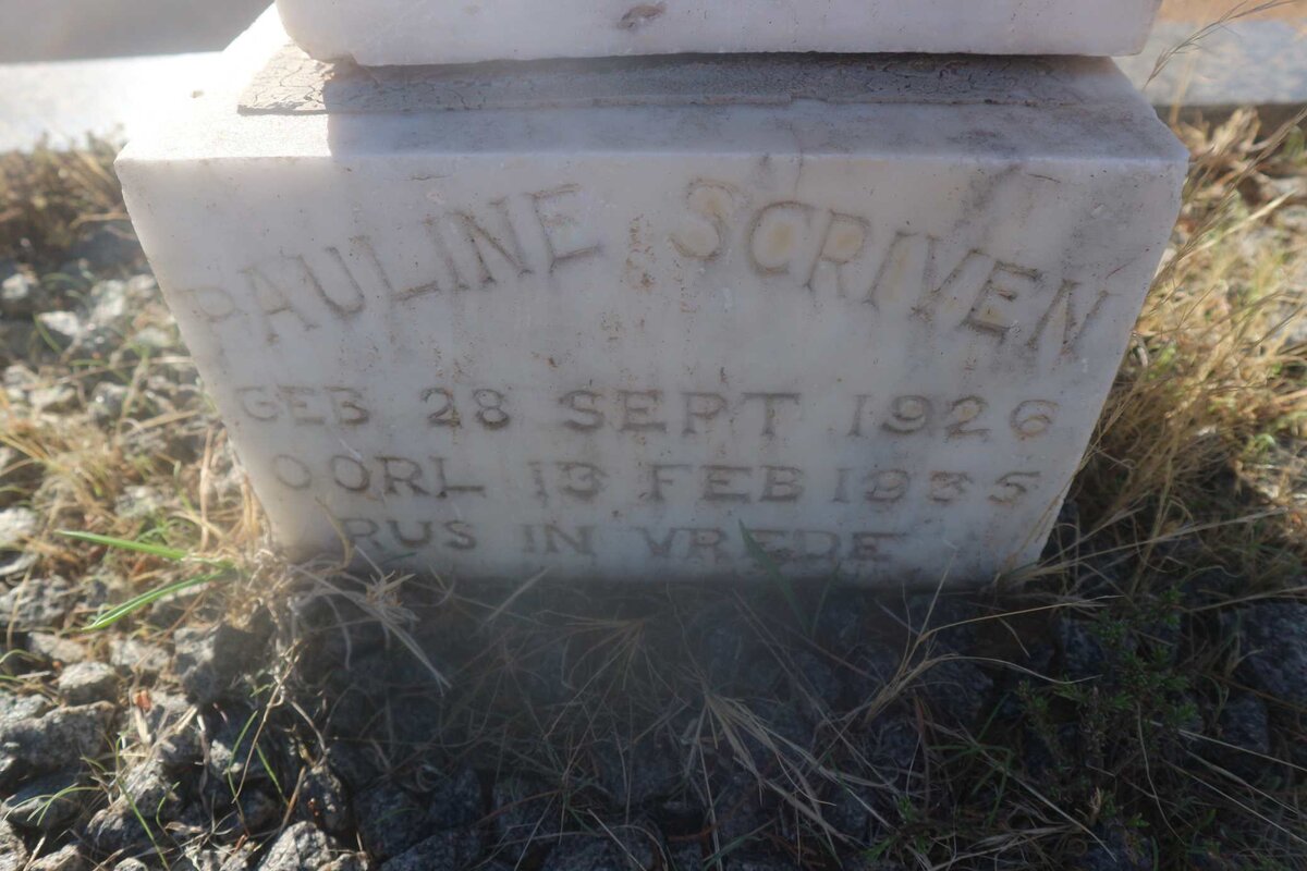SCRIVEN Pauline 1926-1935