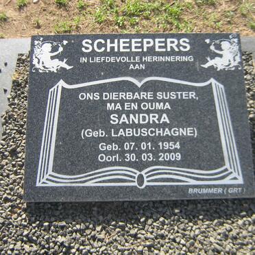 SCHEEPERS Sandra nee LABUSCHAGNE 1954-2009