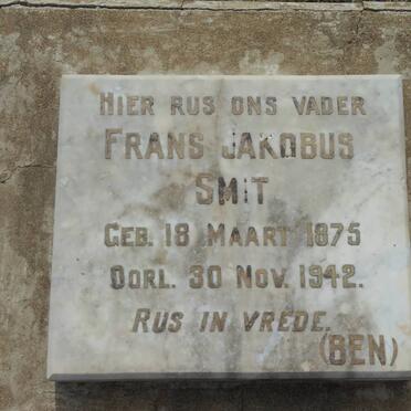SMIT Frans Jakobus 1875-1942