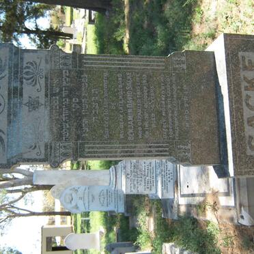 SACKE Benjamin David -1935