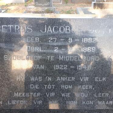 TOIT Petrus Jacobus, du 1892-1969