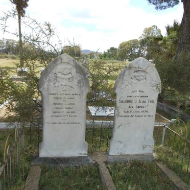 TOIT Gabriel Jacobus, du 1827-1911 &amp; Susanna J.S. DAVEL 1836-1922 
