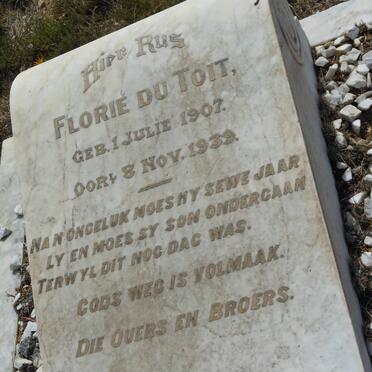 TOIT Florie, du 1907-1939