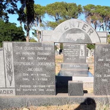 VENTER Stephanus Johannes Jacobus 1914-1968 &amp; Wilhelmina Johanna OLWAGEN 1914-
