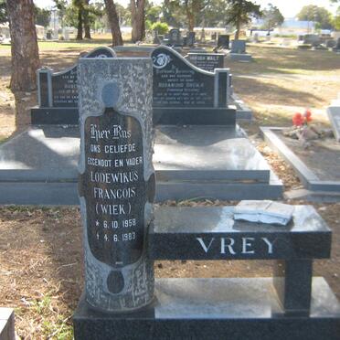 VREY Lodewikus Francois 1958-1983