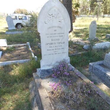 VORSTER Barend Johannes 1873-1912