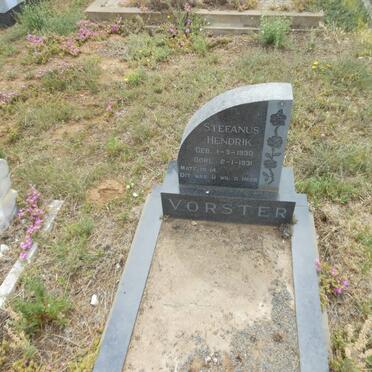 VORSTER Stefanus Hendrik 1930-1931