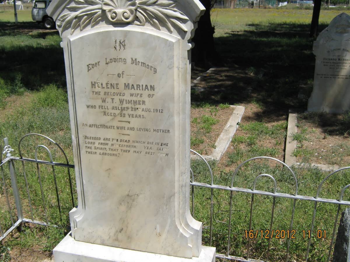 WIMMER Heléne Marian -1912