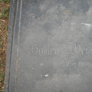 WHITEHEAD Golden Wessel 1906-2001 &amp; Josina Elizabeth 1912-1988