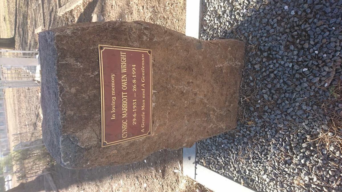 WRIGHT Cynric Marriott Owen 1931-1994