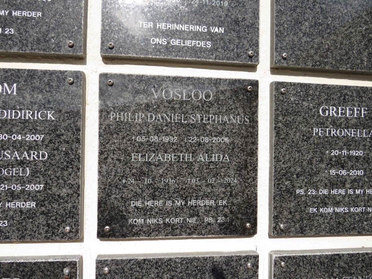 GREEFF Petronella 1920-2010