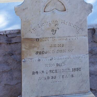 DISTIN John S. -1891