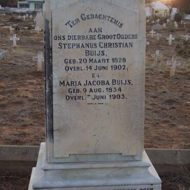 BUIJS Stephanus Christiaan 1828-1902 &amp; Maria Jacoba 1834-1903