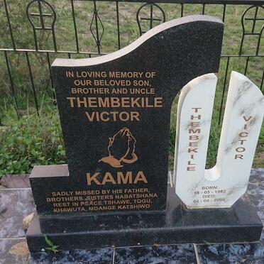 KAMA Thembekile Victor 1962-2004