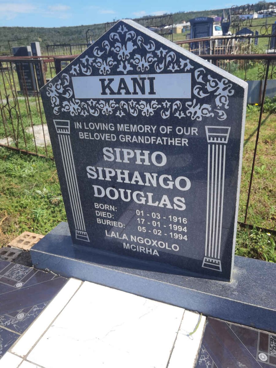 KANI Sipho Siphango Douglas 1916-1994