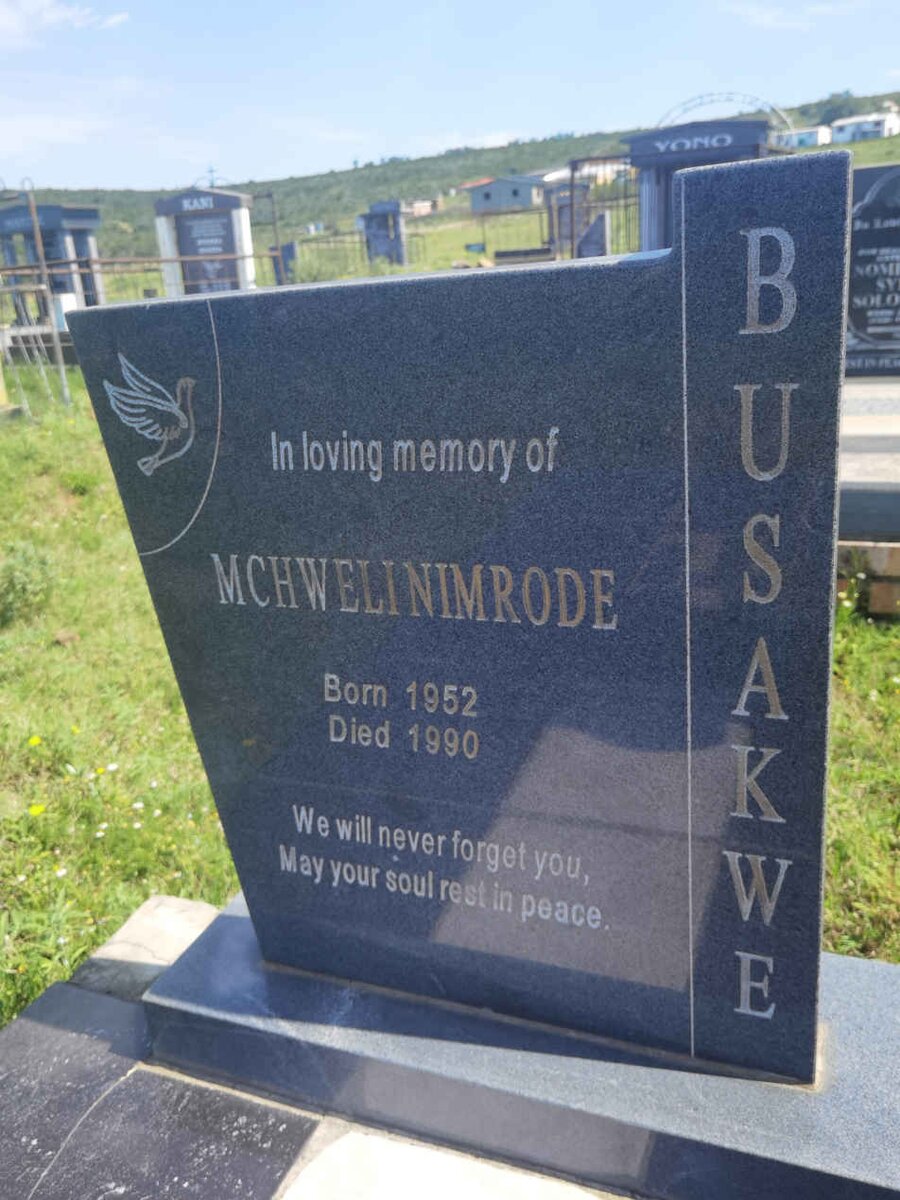 BUSAKWE Mchwelinimrode 1952-1990