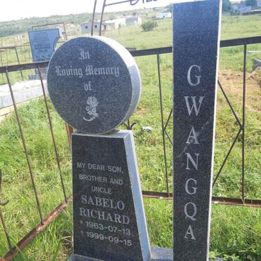 GWANGQA Sabelo Richard 1963-1999