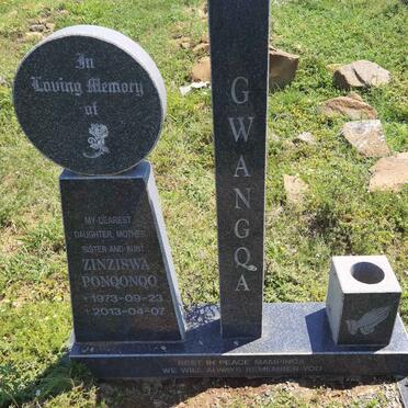 GWANGQA Zinziswa Ponqonqo 1973-2013