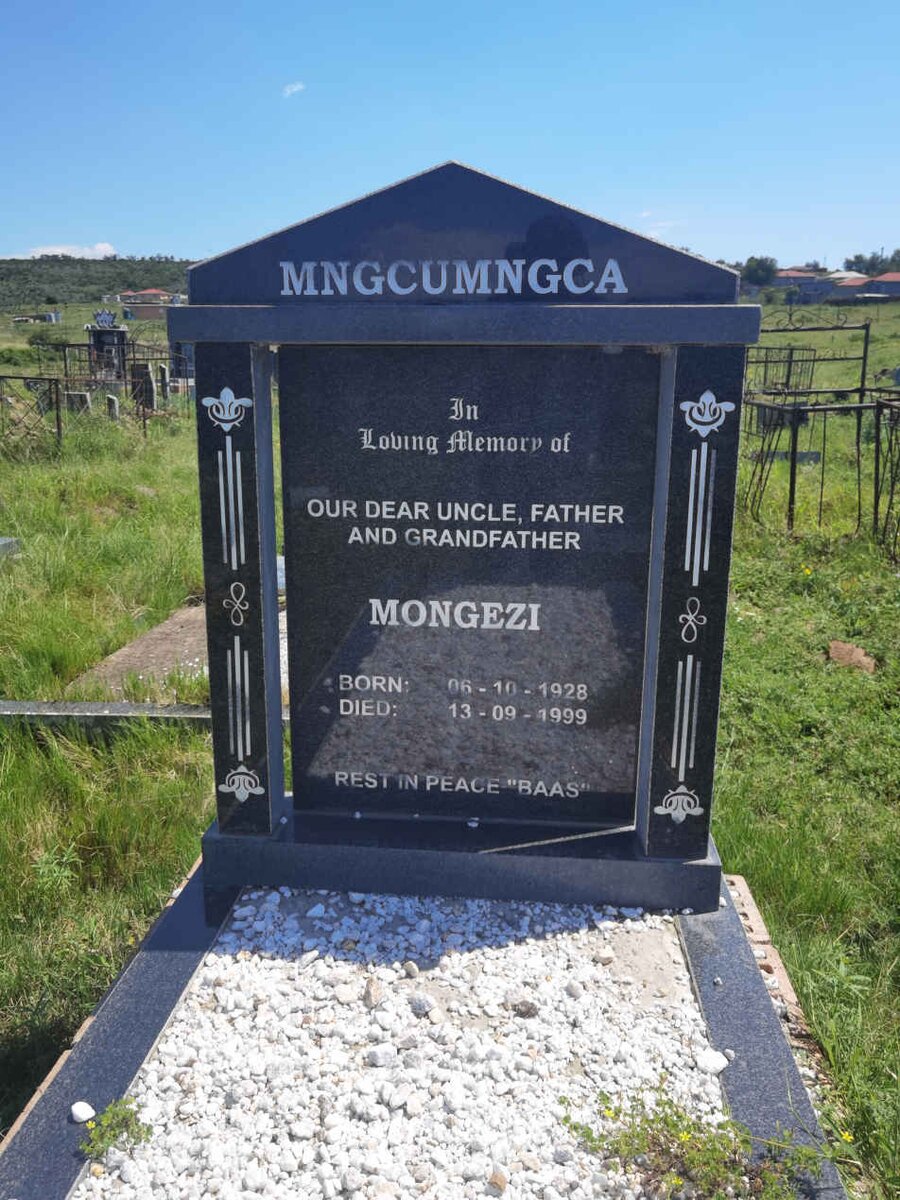 MNGCUMNGCA Mongezi 1928-1999