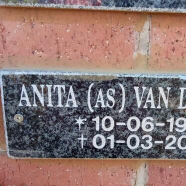 SPUY Anita, van der 1940-2017